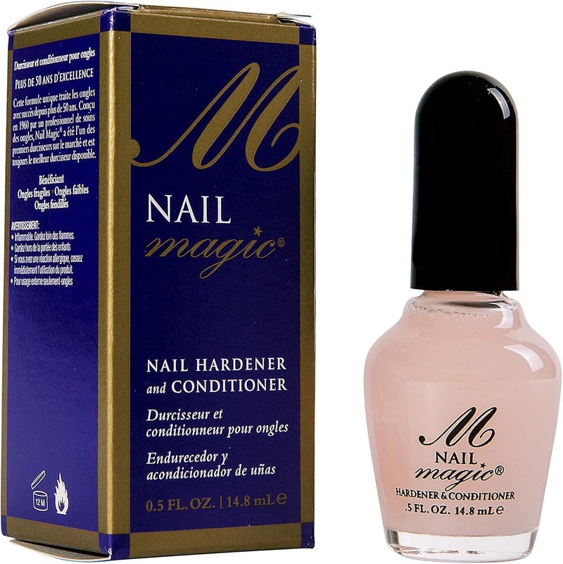 Nail Magic Nail Hardener and Conditioner - Strengthens and Hardens Nails in 60 Days, 0.5 Fluid Ounces - Image 1